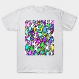 Colorful Dog lovers T-Shirt
